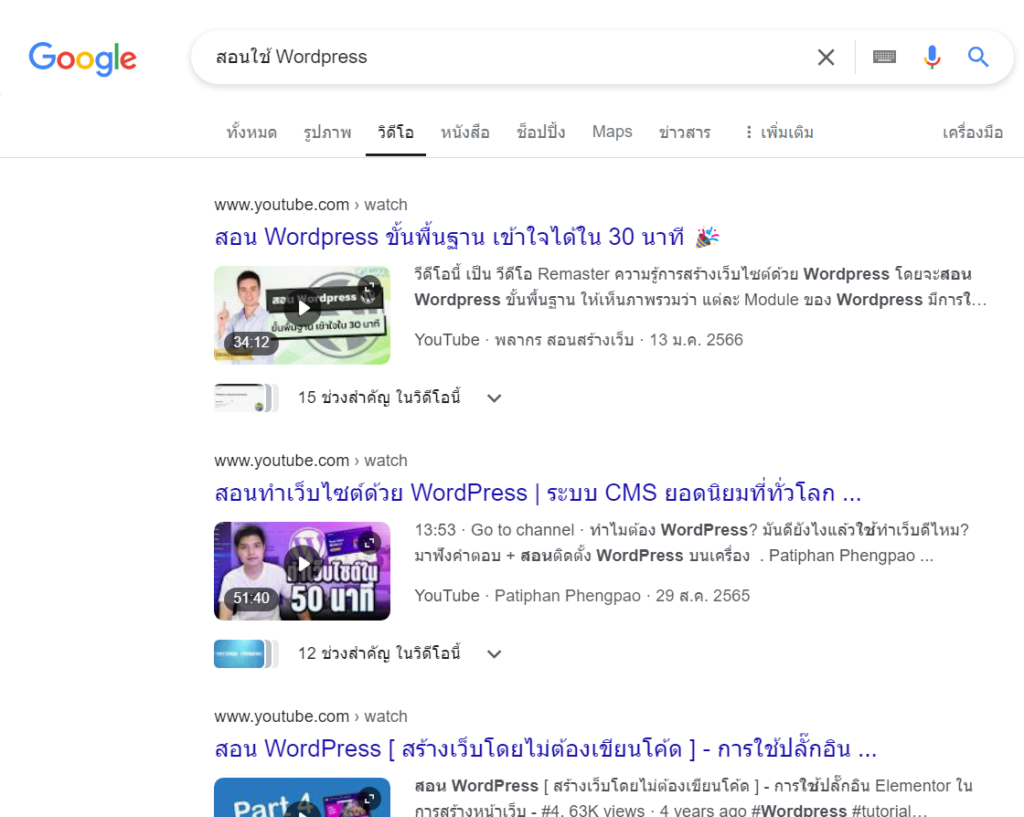 มีคลิปสอนทำเว็บไซต์ด้วย WordPress มากมายบนโลกอินเตอร์เน็ต - โปรแกรมห้องสมุด Digital Librarian